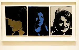 Jackie Triptych (1964) by Andy Warhol in the San Francisco Museum of Modern Art (SFMOMA)