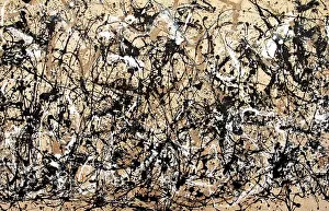 Jackson Prints: This Jackson Pollock painting is called Autumn Rhythm and hangs in the Metropolitan Museum of Art in New York