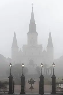 Street Light Prints: Jackson Square in the French Quarter