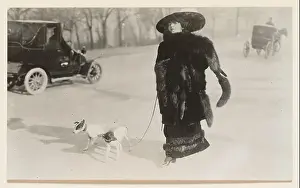 Jacques-Henri Lartigue, Avenue du Bois de Boulogne, Paris, January 1911, 1911, gelatin silver print