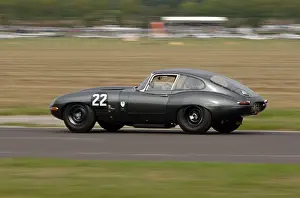Lean Prints: Jaguar E Type racing at the Goodwood Revival