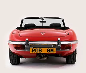 Convertible Prints: Jaguar E Type V12 1973