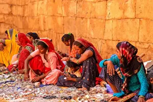 Jaisalmer Prints: Jaisalmer, Rajasthan, INDIA - October 19