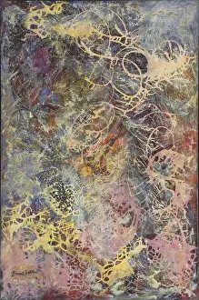 Abstract Art Prints: Janet Sobel/ Milky Way, 1945. Enamel on canvas