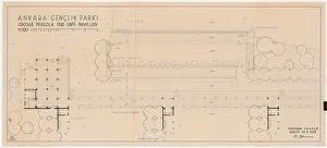 Partial Prints: Jansen Hermann (1869-1945), total development plan Ankara