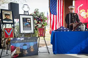 Heroism Prints: On January 17, 2017, during the internment of Medal of Honor recipient U