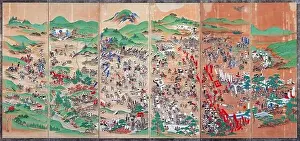 East Asia Prints: Japan: Sekigahara Kassen Byobu