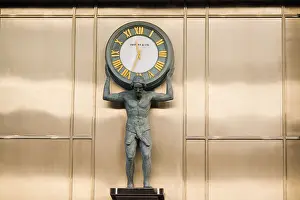 Kanto Prints: Japan, Tokyo, TIffany and Company, clock statue