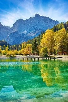 Images Dated 24th October 2018: Jasna Lake, Julian Alps, Slovenia