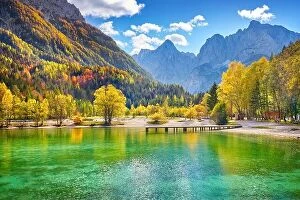 Images Dated 24th October 2018: Jasna Lake, Triglav National Park, Julian Alps, Slovenia