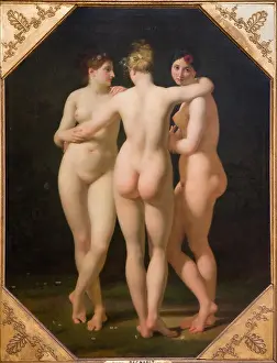 1797 Prints: Jean-Baptiste Regnault Les Trois Grâces 1797