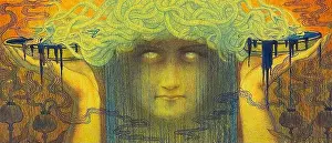 Medusa Prints: Jean Delville - Medusa - 1893