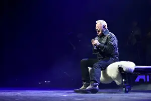 Skandinavien Prints: Jerry Williams at his last concert ever at Vintergalan in Saab Arena in Linköping Sweden 2017