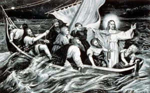 Galilee Prints: Jesus Christ stilling the tempest