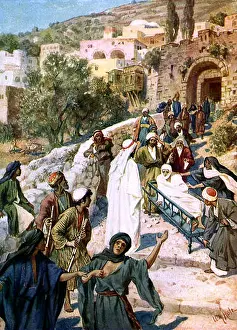 Alive Prints: Jesus raises the son of the widow of Nain