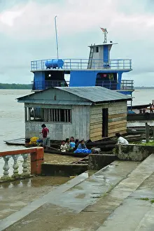 Riverfront Prints: Jetty at Indiana, Peru
