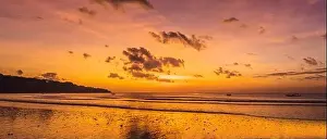 Jimbaran Prints: Jimbaran Beach Bali sun set near International Ngurah Rai Airport