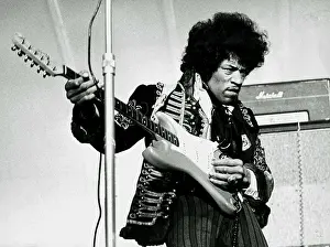 Playing Prints: Jimi Hendrix at the amusement park Grona Lund in Stockholm