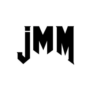Minimalist Logo Prints: JMM letter logo design for technology company
