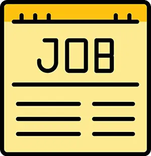 Resume Prints: Job web page icon outline vector. Landing website. Laptop site color flat
