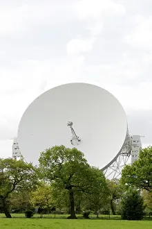 Searching Prints: Jodrell Bank science radio telescope astronomy antennae England Europe Great Britain Cheshire United Kingdom Britain