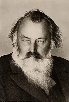 Year Prints: Johannes Brahms (1833-1897) German composer