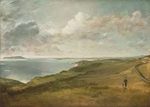 Downs Prints: John Constable Weymouth - Bay from the Downs above Osmington Mills