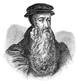 Scots Prints: John Knox (1513 – 1572) was a Scottish clergyman