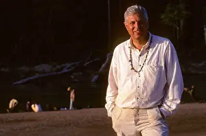 Journalist Prints: John Simpson BBC journalist in the Amazon
