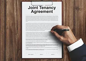 Renting Prints: Joint Tenancy Agreement Property Renting Estate Concept