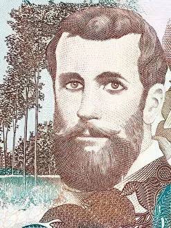 Colombian Prints: Jose Asuncion Silva portrait