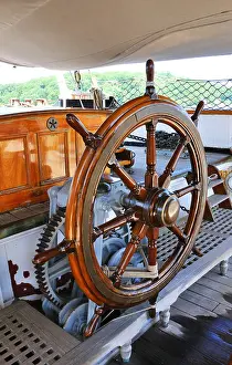 Helm Prints: Joseph Conrad sailing ship, Mystic Seaport, Connecticut, USA