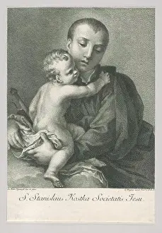 Joseph Wagner, Saint Stanislaus Kostka holding the Christ child in his arms