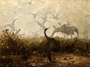 Bird In Flight Prints: Jozef Chelmonski - Cranes