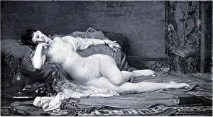 Facial Prints: Jules Joseph Lefebvre - Djémilé