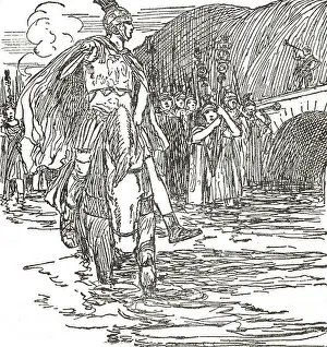Dictator Prints: Julius Caesar crossing the Rubicon in 49 BC