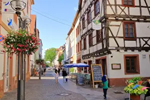 Excursion Prints: July 06 2020 - Landau in der Pfalz, Germany: View in the City of Landau in the palatinate
