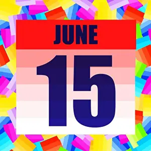 Fifteen Prints: June 15 icon. For planning important day