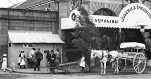Tasmania Prints: The Juvenile Industrial Exhibition Building