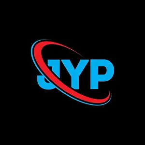 Linked Prints: JYP logo. JYP letter. JYP letter logo design