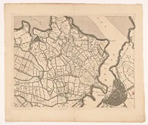Kaart van Kennemerland en West-Friesland (achtste deel)