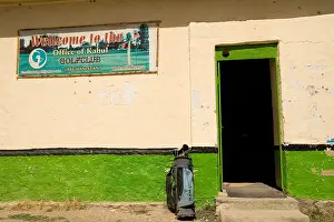 Real Life Prints: Kabul Golf Course club house / office just outside the city limits in Afghanistan