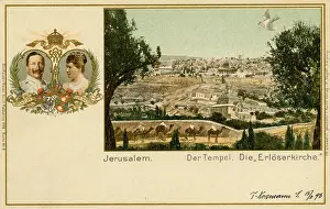 Palestine Prints: Kaiser Wilhelm visit to the Holy Land (Palestine)
