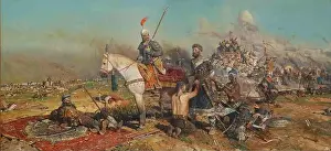 History Of Russia Prints: Kalka River. The Arrest of Prince Mstislav III of Kiev