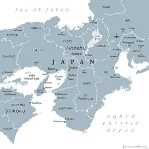 Kyoto Prints: Kansai region, or the Kinki region in Japan