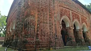 Historical Architecture Prints: Kantajew Temple in Dinajpur, Bangladesh