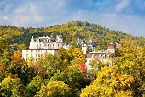 Images Dated 2nd October 2012: Karlovy Vary Spa, Bohemia, Czech Republic, Europe