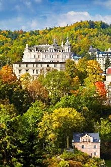 Images Dated 2nd October 2012: Karlovy Vary Spa, Bohemia, Czech Republic, Europe