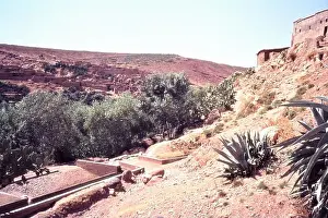 High Atlas Prints: The Kasbah of the Berber village Tahanaout in the High Atlas. [automated translation]