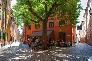 Summer Day Prints: Under Kastanjen café in Gamla Stan
